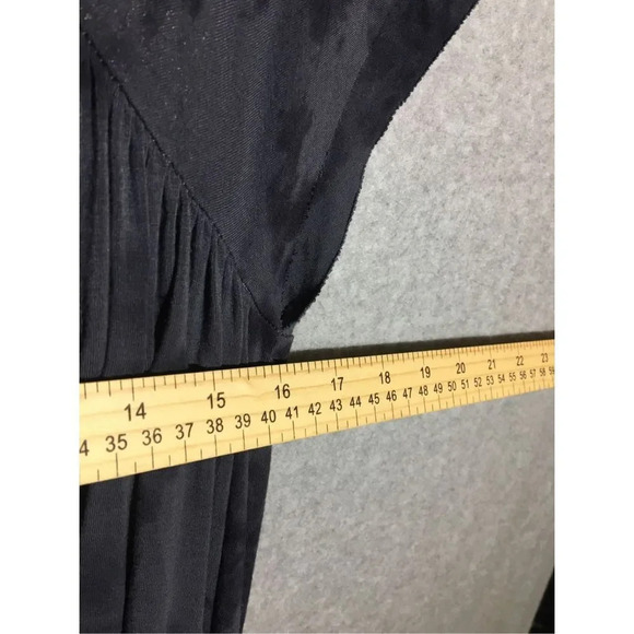 Womens American Eagle Blouse Soft and Sexy Dark Tie Dye Flowy Feminine V Neck - Picture 2 of 4